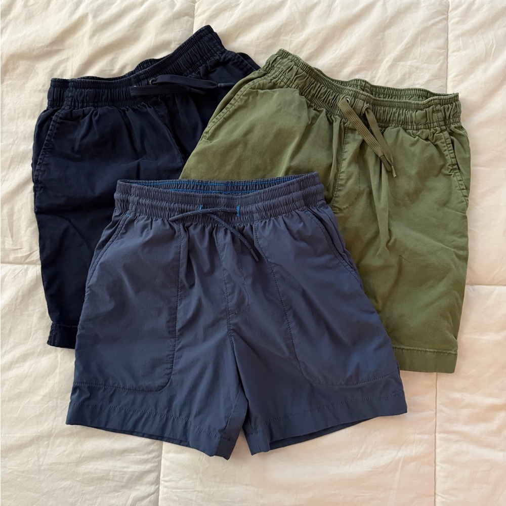 3 x JCrew Boys shorts Crewcuts Elastic Waistband